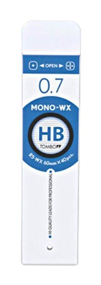 Tombow Mono HB 0.7 mm 12'li Siyah Kalem Ucu 1 Adet
