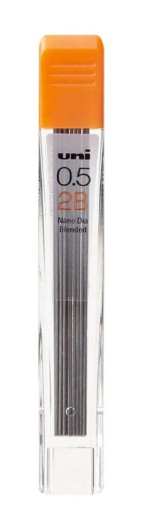 Uni-Ball Nano Dia UL05-102ND 2B 0.5 mm 12'li Siyah Kalem Ucu 1 Adet