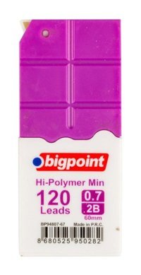 Bigpoint 2B 0.7 mm 120'li Kalem Ucu