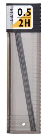 Tombow Min 2h 0.5 mm 12'li Siyah Kalem Ucu 2 Adet