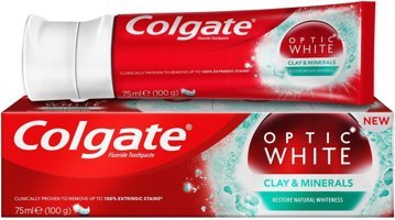 Colgate Optik Beyaz Clay Minerals Florürlü Diş Macunu 75 ml