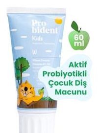 Probident Probiyotikli Elmalı Organik Florürsüz Çocuk Diş Macunu 60 ml