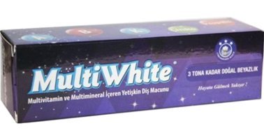 Multi White Multivitamin Ve Multiminarel Organik Florürsüz Diş Macunu 75 ml