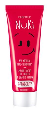Faberlic Nuki Plak Ve Diş Taşına Karşı Florürlü Diş Macunu 75 ml