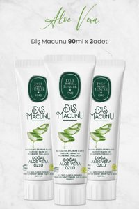 Eyüp Sabri TuncerAloe Veralı Organik Florürsüz Diş Macunu 3x90 ml
