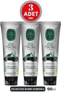 Eyüp Sabri Tuncer Aktif Karbonlu Organik Florürlü Diş Macunu 3x90 ml