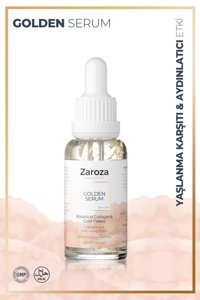 Zaroza 24k Altın Yapraklı Yüz Dolgunlaştıran Canlandırıcı Kırışıklık Karşıtı Jel Yüz Serumu 30 ml