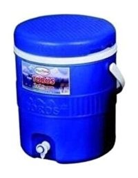Toros Musluklu Plastik 14 lt Termos Mavi