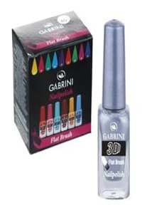 Gabrini 3D No:46 Gümüş Parlak Simli Oje