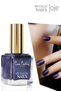 Pierre Cardin No:126 Mor Metalik Simli Oje