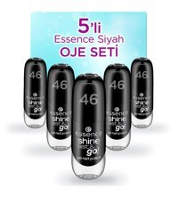 Essence 5'li No:46 Siyah Parlak Oje