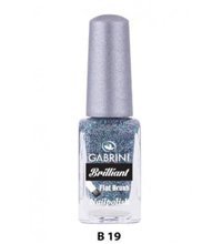 Gabrini Brilliant No:19 Mavi Parlak Simli Oje