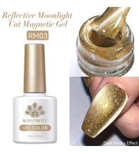 Born Pretty RM03 Gold Parlak Kalıcı Simli Oje