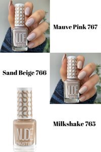 Pastel No:765-766-767 Çok Renkli Parlak Oje