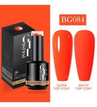 Born Pretty BG084 Turuncu Parlak Kalıcı Oje