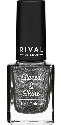 Rival De Loop Glazed Shine No:10 Şeffaf Metalik Simli Oje