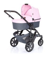 ABC Design Portbebe Gri-Pembe