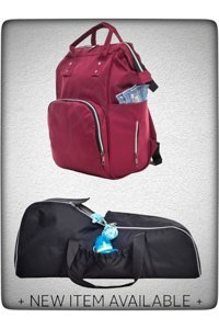 Mother Bag Store Taşıma Askılı Portbebe+Bakım Çantası Siyah