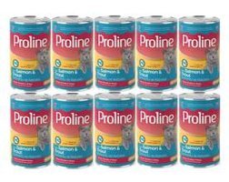 Proline Alabalık-Somonlu Parça Etli-Soslu Yaş Kedi Maması 10x400 gr