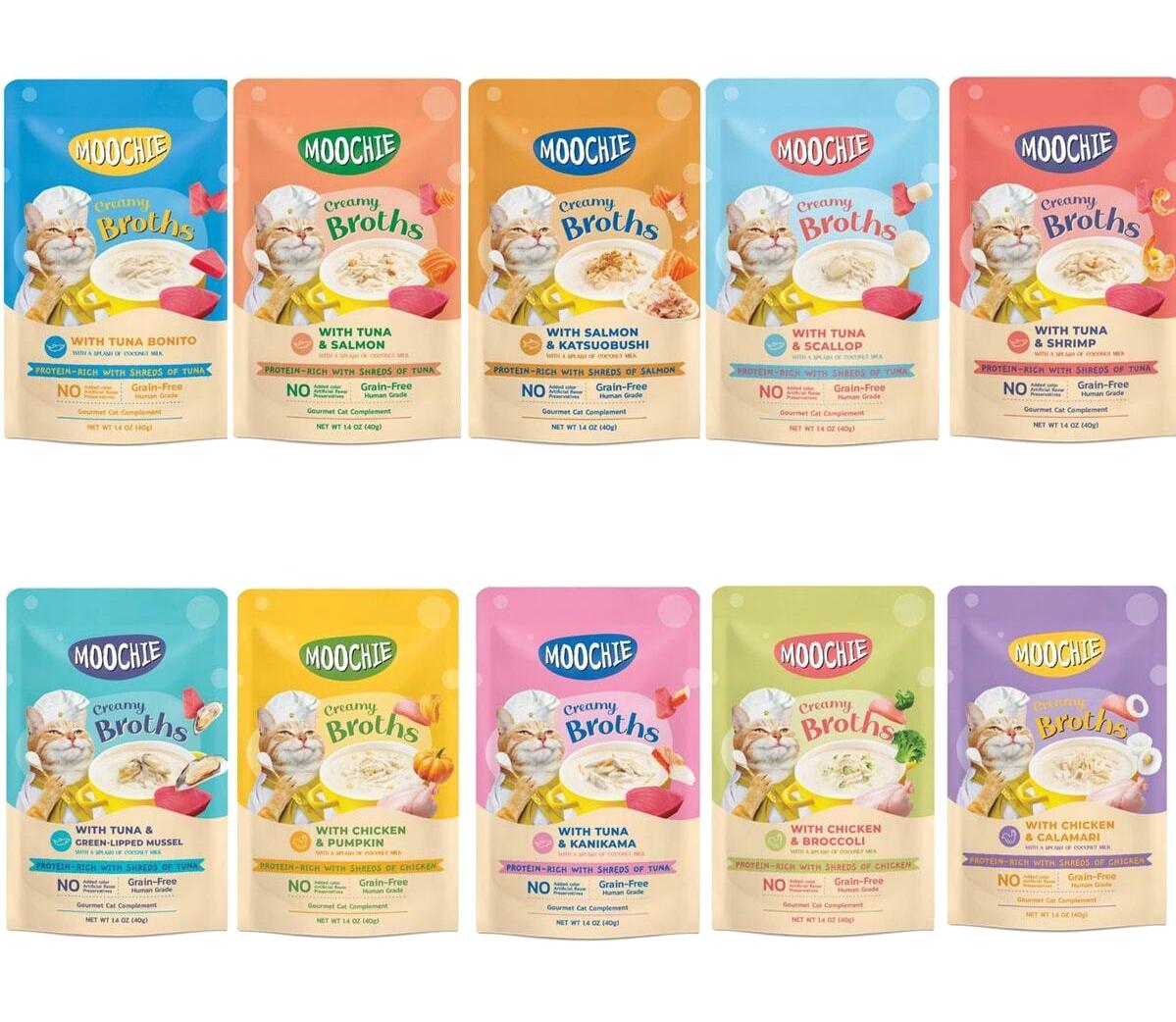 Moochie Karışık Çorba Yaş Kedi Maması 10x40 gr