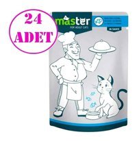 Master Pouch Balık Jöleli Yaş Kedi Maması 24x80 gr