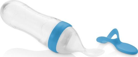 Babyjem Plastik Yavaş Akışlı 7 - 9 Ay Mavi Biberon Seti 60 ml