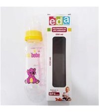 Eda Baby Polipropilen Yavaş Akışlı 0-6 Ay Sarı Damaklı Biberon Seti 250 ml