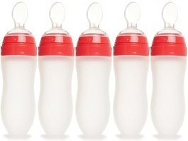 Bebedor 7509 Plastik 6+ Ay Şeffaf Biberon Seti 5x120 ml