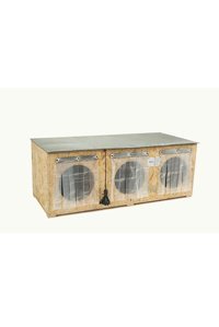 Koç Trend Çoklu Dikdörtgen Su Geçirmez Dış Mekan Kedi Evi Ahşap Rengi