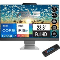 Asus A3402WBAK BPC006MH08 Dahili Iris Xe Graphics Intel Core i7 1255U 32 GB Ram 2 TB SSD 23.8 inç Full HD Windows 11 Home All In One Bilgisayar + Zetta Flash Bellek