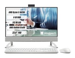 Dell Inspiron 24 5415 AEGIS24_AMD_2301_3602_HOM Dahili Radeon Vega 7 AMD Ryzen 5 5625U 8 GB Ram 512 GB SSD 23.8 inç Full HD Windows 11 Home All In One Bilgisayar