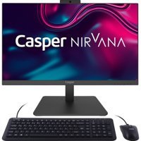 Casper Nirvana A6H.1140-8V00X-V Dahili UHD Graphics Intel Core i5 11400 8 GB Ram 500 GB SSD 23.8 inç Full HD Freedos All In One Bilgisayar
