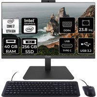 Casper Nirvana A600 A60.1255-DF00X-V C1255AIO336 Dahili Iris Xe Graphics Intel Core i7 1255U 40 GB Ram 256 GB SSD 23.8 inç Full HD Freedos All In One Bilgisayar