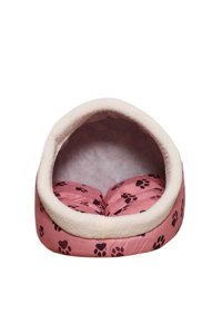 Beyzatex Alaska Yuvarlak İç Mekan Kedi Evi Pembe