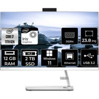 Lenovo IdeaCentre 3 24ITL6 F0G001BGTXP359 Dahili Iris Xe Graphics Intel Core i7 1165G7 12 GB Ram 2 TB SSD 23.8 inç Full HD Windows 11 Home All In One Bilgisayar
