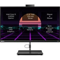 Lenovo ThinkCentre Neo 30A 24 Gen3 12CE0088TX O9 Dahili UHD Graphics Intel Core i5 12450H 32 GB Ram 2 TB SSD 23.8 inç Full HD Freedos All In One Bilgisayar