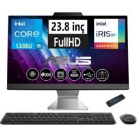 Asus A3402WBAK I58512B0D44 Dahili Iris Xe Graphics Intel Core i5 1335U 64 GB Ram DDR5 2 TB SSD 23.8 inç Full HD Windows 11 Pro All In One Bilgisayar + Zetta Flash Bellek