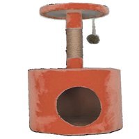 Lly LLY-11 Yuvarlak İç Mekan Kedi Evi Somon Rengi