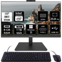 Casper Nirvana A600 A60.1255-DF00X-V C1255AIO353 Dahili Iris Xe Graphics Intel Core i7 1255U 8 GB Ram 1 TB SSD 23.8 inç Full HD Windows 11 Home All In One Bilgisayar
