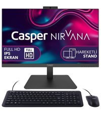 Casper Nirvana A60.1215-BV00X-V Dahili UHD Graphics Intel Core i3 1215U 16 GB Ram 500 GB SSD 23.8 inç Full HD Freedos All In One Bilgisayar
