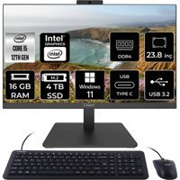 Casper Nirvana A600 A60.1235-8V00X-V C1235AIO365 Dahili Iris Xe Graphics Intel Core i5 1235U 16 GB Ram 4 TB SSD 23.8 inç Full HD Windows 11 Home All In One Bilgisayar