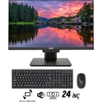 İzoly P307 Dahili UHD Graphics Intel Core i3 10100 8 GB Ram 128 GB SSD 24 inç Full HD Freedos All In One Bilgisayar