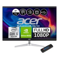 Acer C27-1751 DQBJAEM005H08 Harici MX 550 Intel Core i5 1240P 64 GB Ram 1 TB SSD 27 inç Full HD Windows 11 Home Dokunmatik All In One Bilgisayar + Weblegelsin Flash Bellek