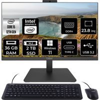 Casper Nirvana A600 A6H.1240-8U00X-V C1240AIO384 Dahili UHD Graphics Intel Core i5 12400 36 GB Ram 2 TB SSD 23.8 inç Full HD Windows 11 Home All In One Bilgisayar