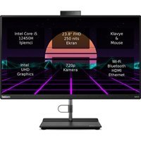 Lenovo ThinkCentre Neo 30A 24 Gen3 12CE0088TX O11 Dahili UHD Graphics Intel Core i5 12450H 64 GB Ram 1 TB SSD 23.8 inç Full HD Freedos All In One Bilgisayar