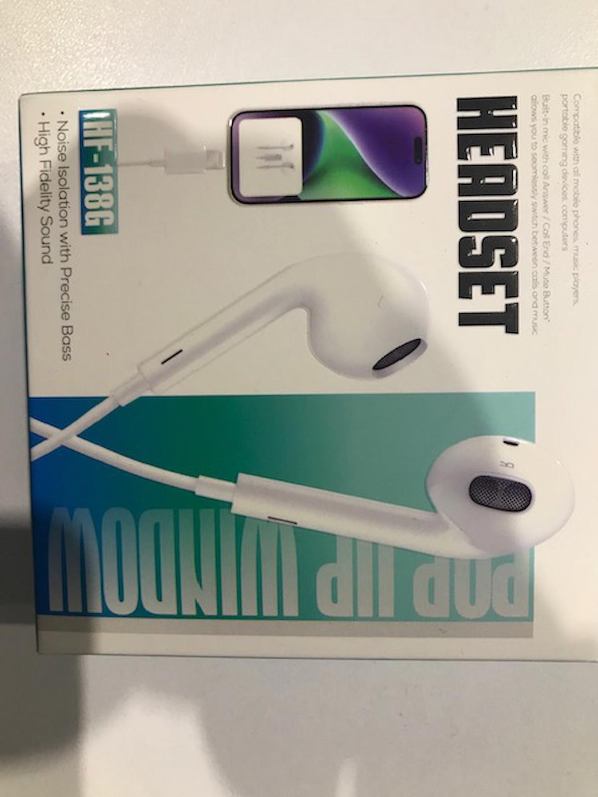Megatech Hf-136-138G Mikrofonlu 3.5 Mm Jak Kablolu Kulaklık Beyaz
