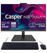 Casper Nirvana A6H.1240-8V00T-V Dahili UHD Graphics Intel Core i5 12400 8 GB Ram 500 GB SSD 23.8 inç Full HD Windows 11 All In One Bilgisayar