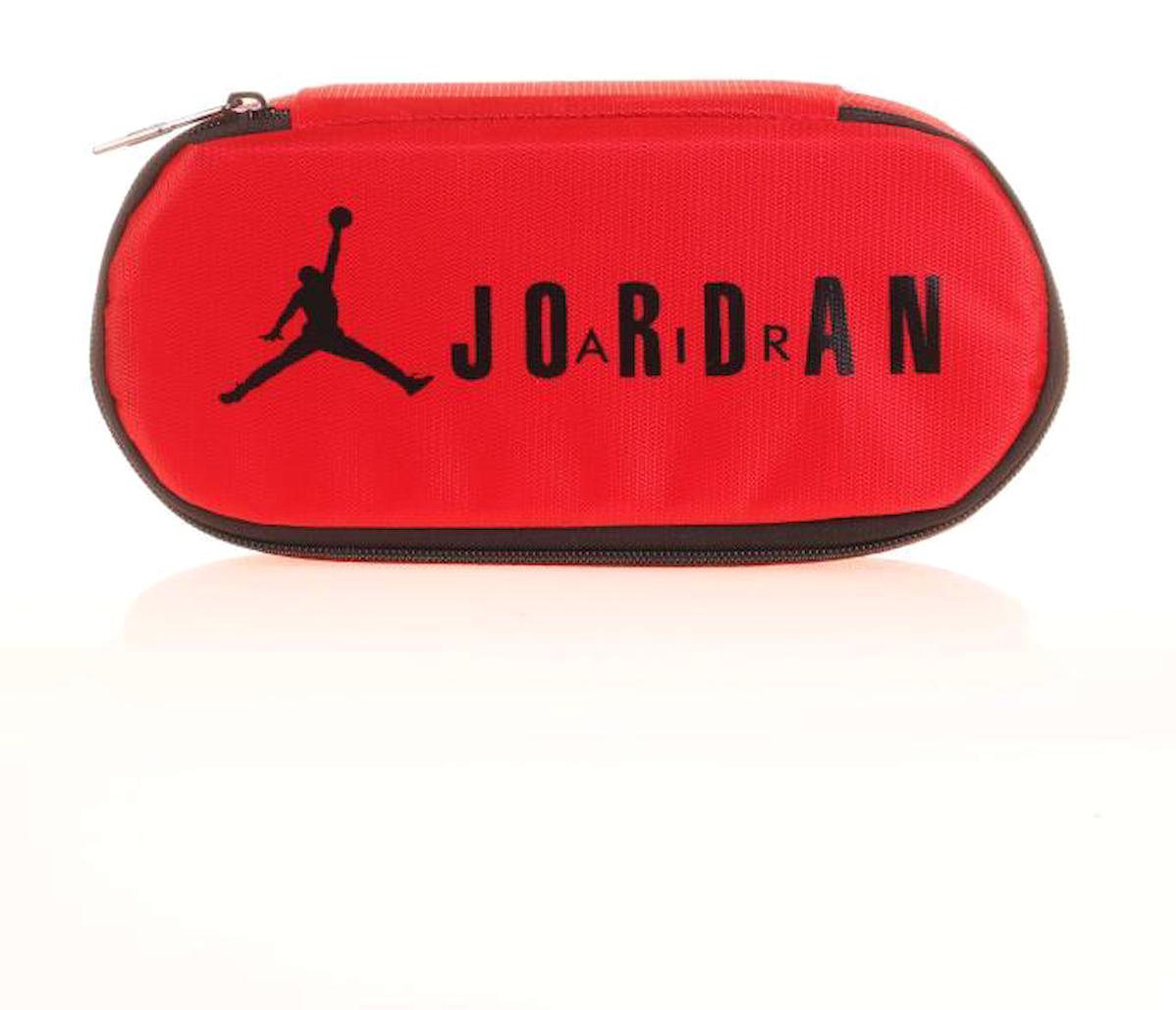 Jordan Montana Red Q4022 Kırmızı Düz Bez Bölmeli Çift Gözlü Dikdörtgen Cüzdan Kalem Kutusu