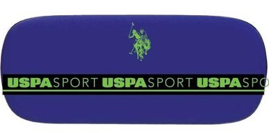 U.S. Polo Assn. PLKLK22185 Mavi Düz Bez Tek Gözlü Oval Cüzdan Kalem Kutusu