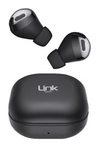 Linktech DOT6 Android-iOS-Mac-Windows Uyumlu 5.2 Silikonlu Kablosuz Kulak İçi Bluetooth Kulaklık Siyah